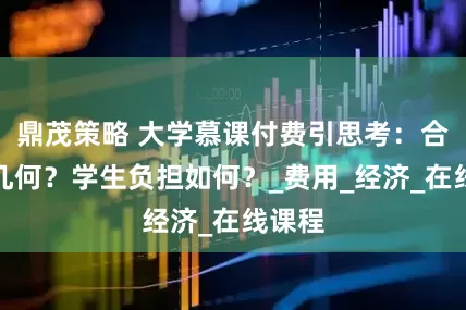鼎茂策略 大学慕课付费引思考：合理性几何？学生负担如何？_费用_经济_在线课程