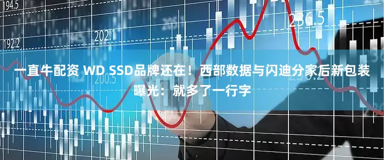 一直牛配资 WD SSD品牌还在！西部数据与闪迪分家后新包装曝光：就多了一行字